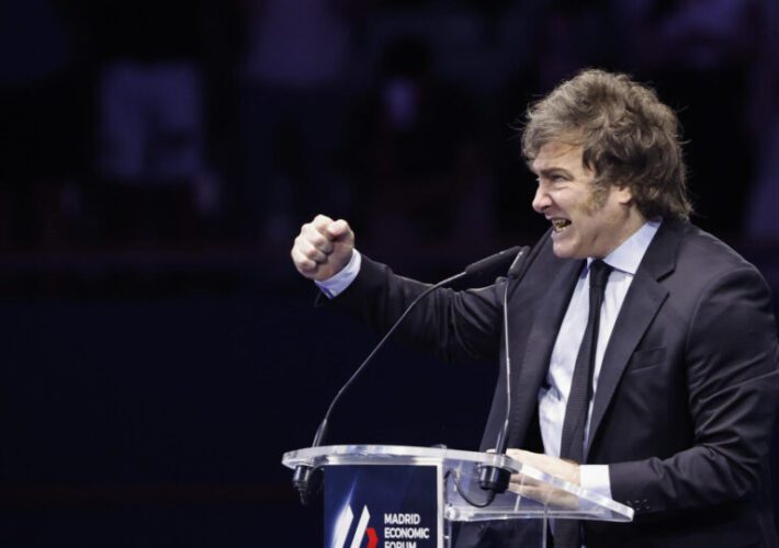 Milei pede reforma do Congresso e derrota do comunismo 2 eleições na Argentina, Javier Milei, reforma do Congresso, comunismo.