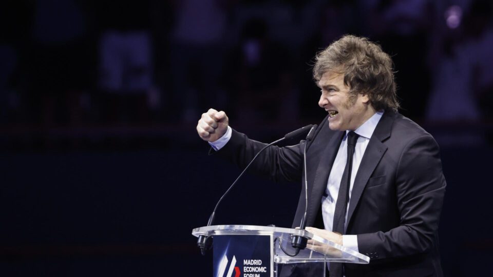 Milei pede reforma do Congresso e derrota do comunismo 2 eleições na Argentina, Javier Milei, reforma do Congresso, comunismo.